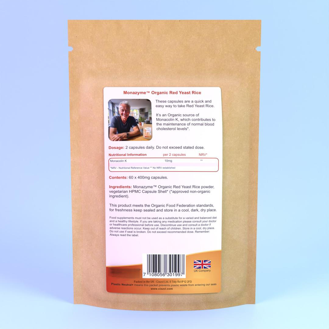 CIXAST® Organic Red Yeast Rice Capsules
